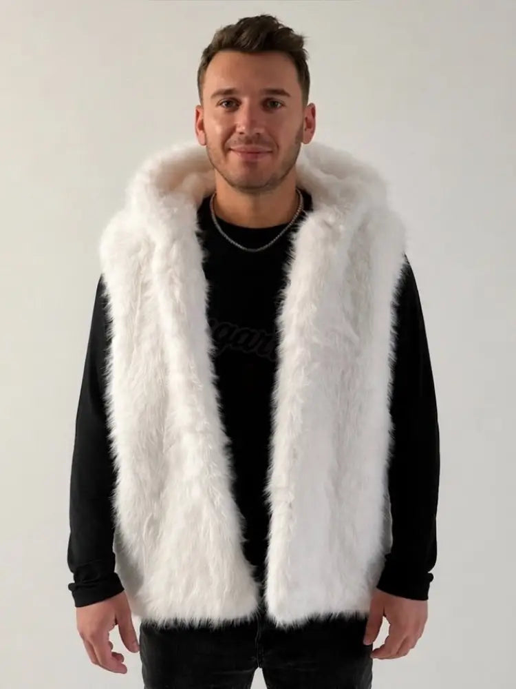 SugarFur Snow Angel LED Vest PREORDER - Apparel > Men’s Outerwear > Rave Wear > LED Festival Coats