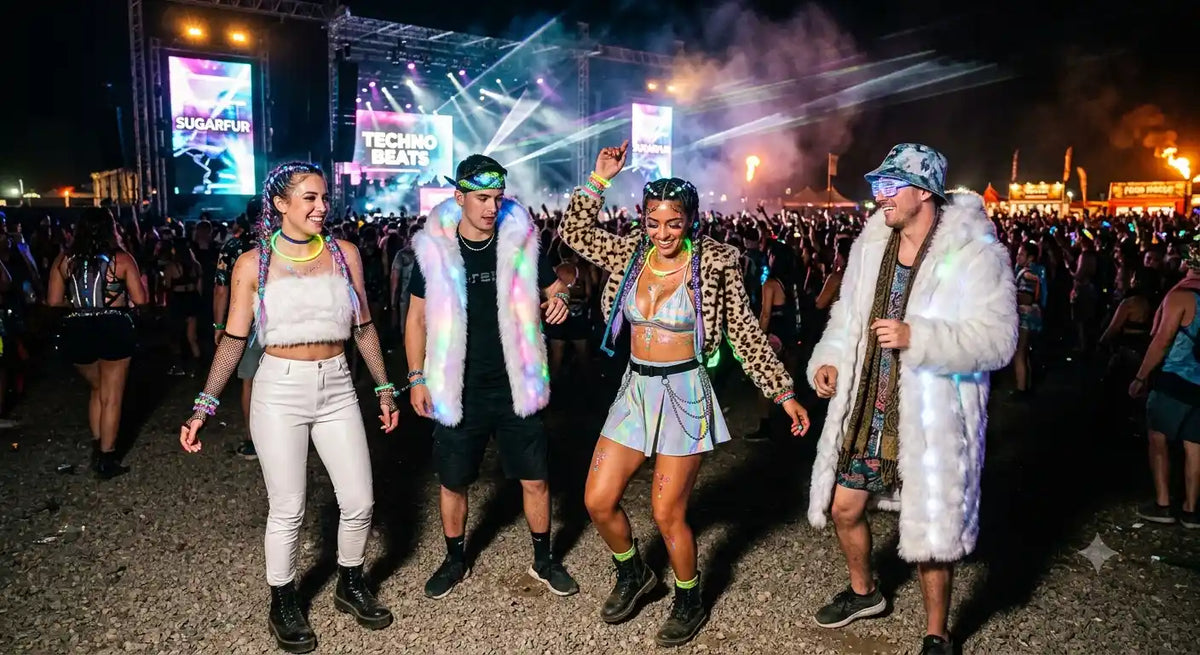 What to Wear to a Rave or Music Festival at Night?