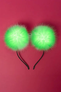 LED Pom Pom LED Headband - Apparel & Accessories > Clothing Accessories > Hats