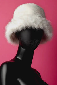 SugarFur Glow Trim LED Bucket Hat - Light Up Faux Fur - Apparel & Accessories > Clothing Accessories > Hats