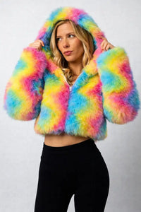 SugarFur Lollicrop LED Jacket - Classic Button Control Edition Apparel > Women’s Outerwear > Rave Wear > LED Festival