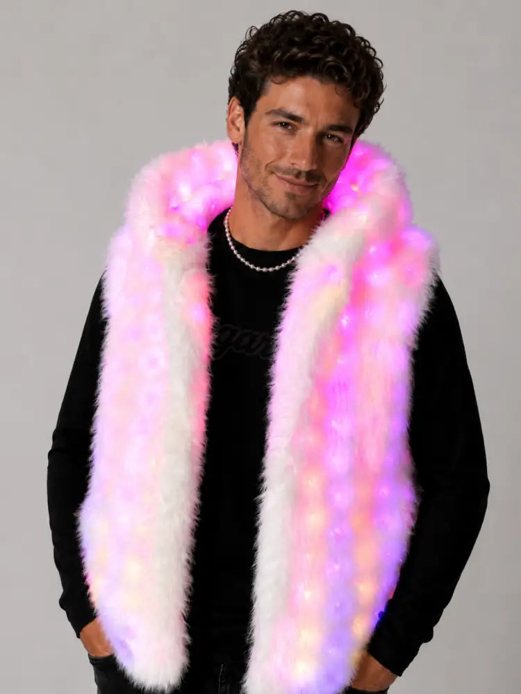 SugarFur Snow Angel LED Vest - Apparel > Men’s Outerwear > Rave Wear > LED Festival Coats