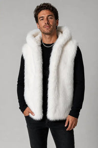 SugarFur Snow Angel LED Vest - Apparel > Men’s Outerwear > Rave Wear > LED Festival Coats